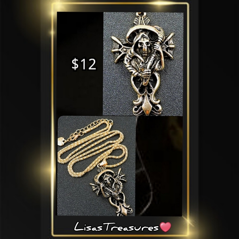 "Death" Pendant Necklace